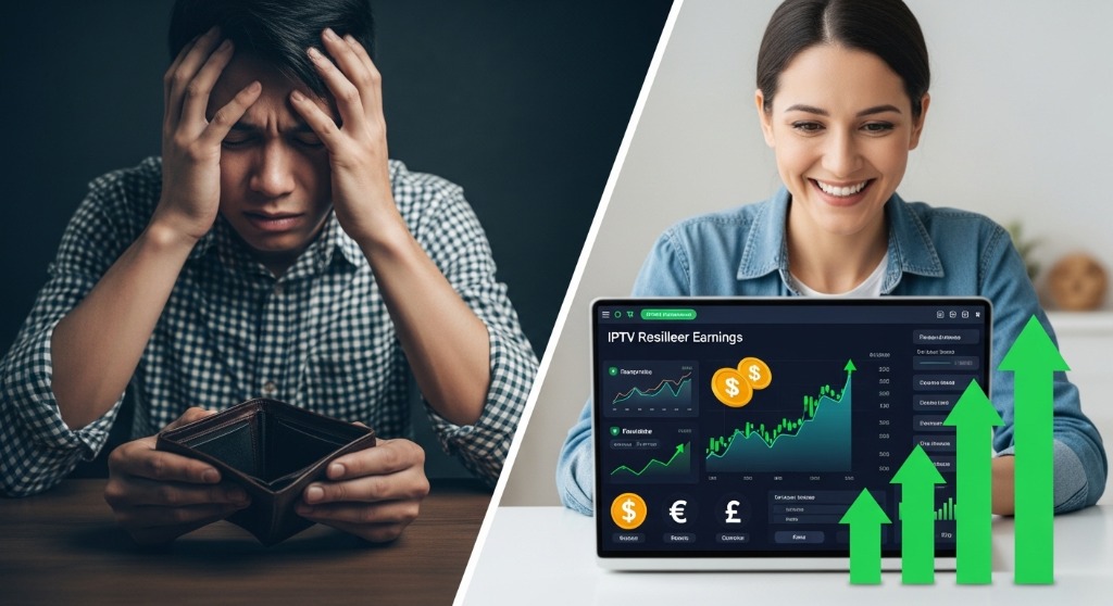 IPTV Reseller Passive Income vs 9 to 5
