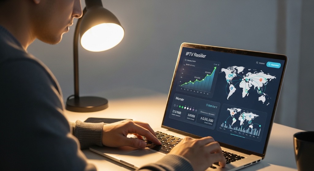 Global IPTV Reseller Command Dashboard